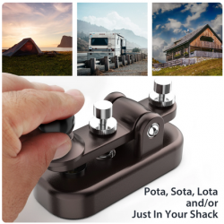 Putikeeg CW Straight Key Morse Mini (braun)