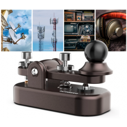 Putikeeg CW Straight Key Morse Mini (braun)