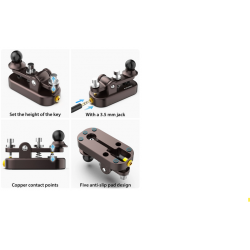 Putikeeg CW Straight Key Morse Mini (braun)