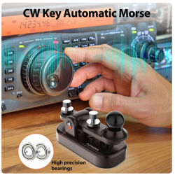 Putikeeg CW Mini Tasto Morse verticale, marrone