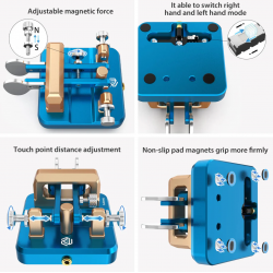 Putikeeg CW Morse Pocket Automatic Double Paddle (bleu)