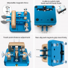 Putikeeg CW Morse Pocket Automatic Double Paddle (bleu)