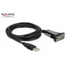 Delock Serial-Adapter USB-A to RS-232 DB9, 3m