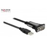 Delock Serial-Adapter USB-A to RS-232 DB9, 3m