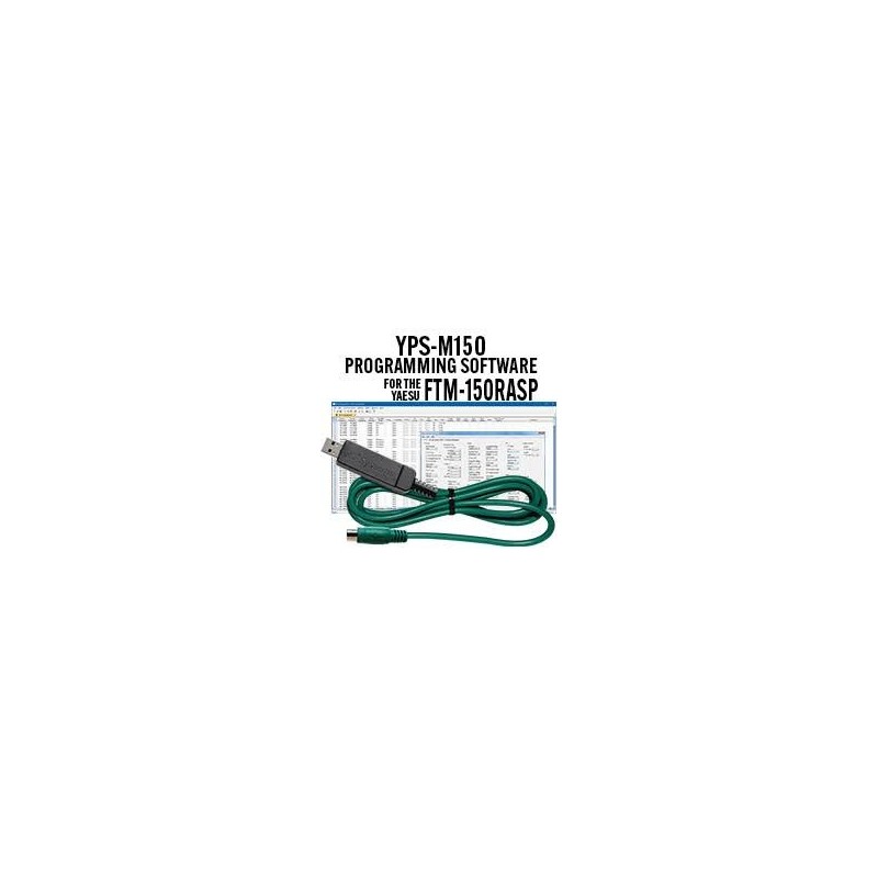 Yaesu YPS-M150 SW programmation avec USB-77