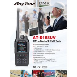 AnyTone AT-D168UV VHF/UFH DMR & Analog