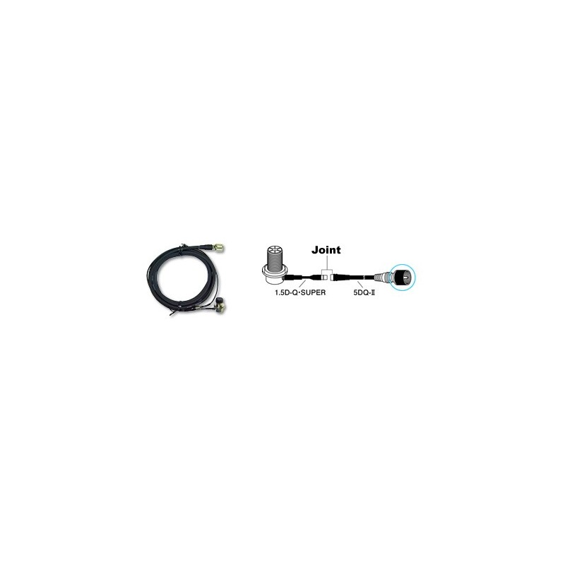Diamond M610R Coaxial Cable Assemy 6m (1 + 5 m) MLJ-MP