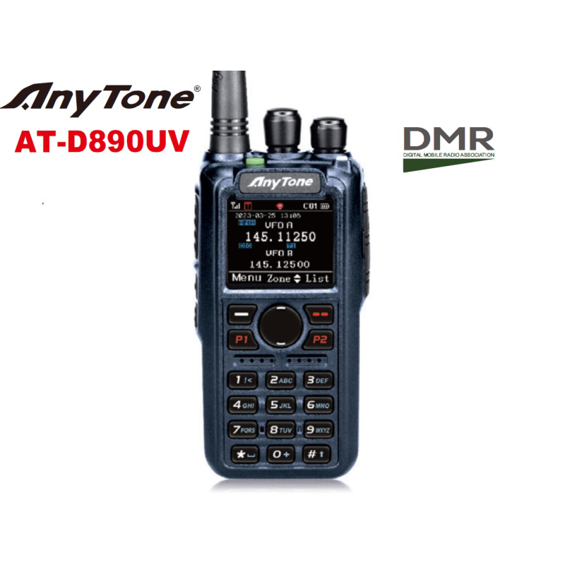 Anytone AT-D890UV Dual Band DMR + Analog
