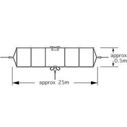 Diamond WD330 HF Dipole antenna L ~ 25m
