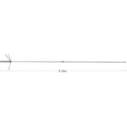 Diamond X300N 200W 2m/70cm h3.1m