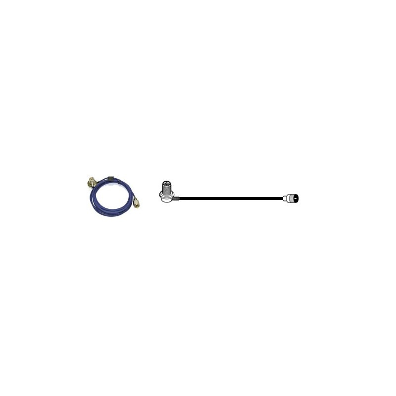 Diamond ECH6 RG58 Antenna Cable assembly 6m MJ-MP