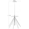 Diamond D130 RX:25-1300MHz TX:50/144/430/904/1200MHz