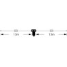 Diamond W735 Wire Dipole 80/40 L26m