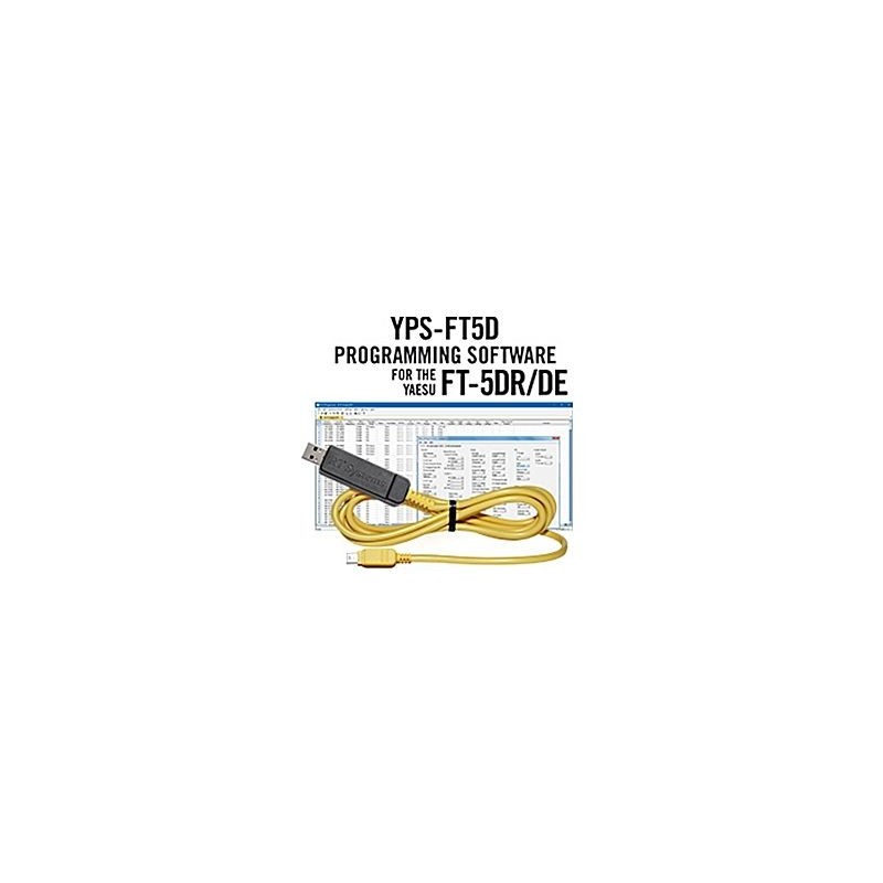 Yaesu YPS-FT5D programming SW with cable USB-68