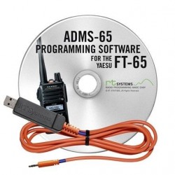 Yaesu ADMS-FT65-USB Programming SW with cable USB-55