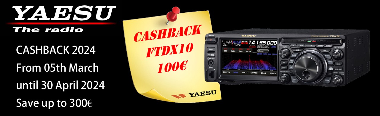 Yaesu Cashback program 2024 FT-DX101MP